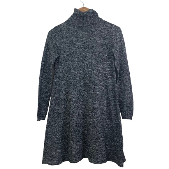 Max Studio Women’s Wool Blend Turtleneck Sweater Mod Swing Mini Dress Size Small - Picture 7 of 13